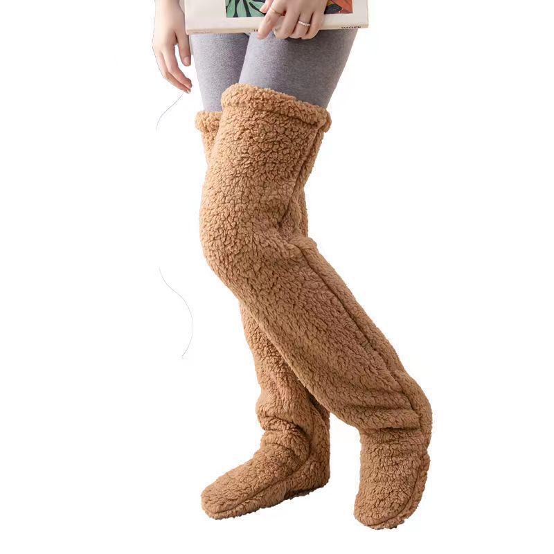TEDDY THIGH COZY BOOTS