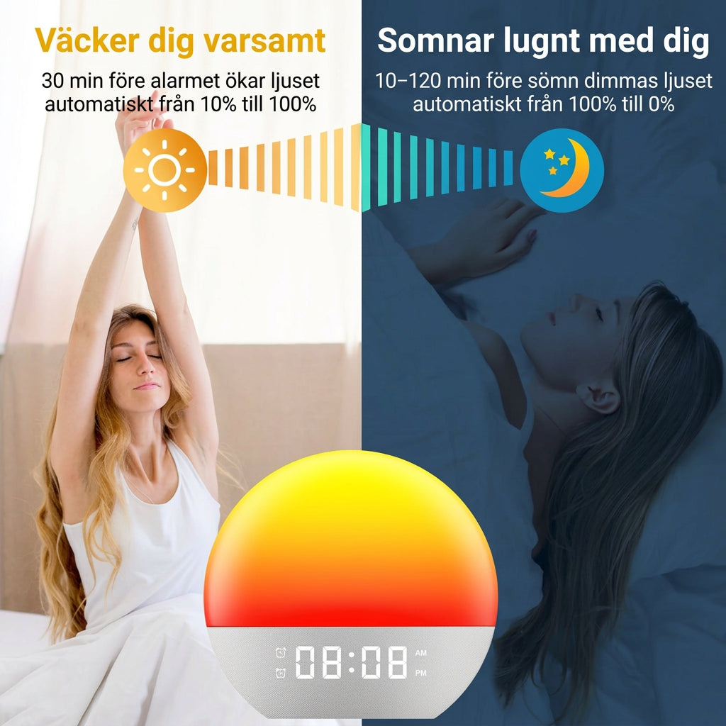 Sunrise Väckarklocka – Vakna med Soluppgång Även i Vintermörkret