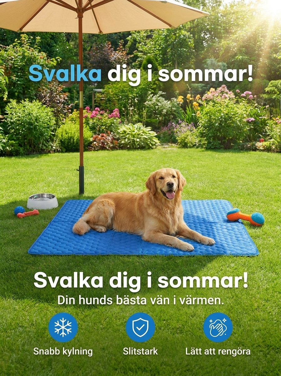Kylmatta för hund – Självkylande hunddyna