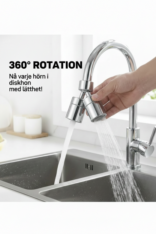 HydroFlex 360™ Roterande Kranmunstycke